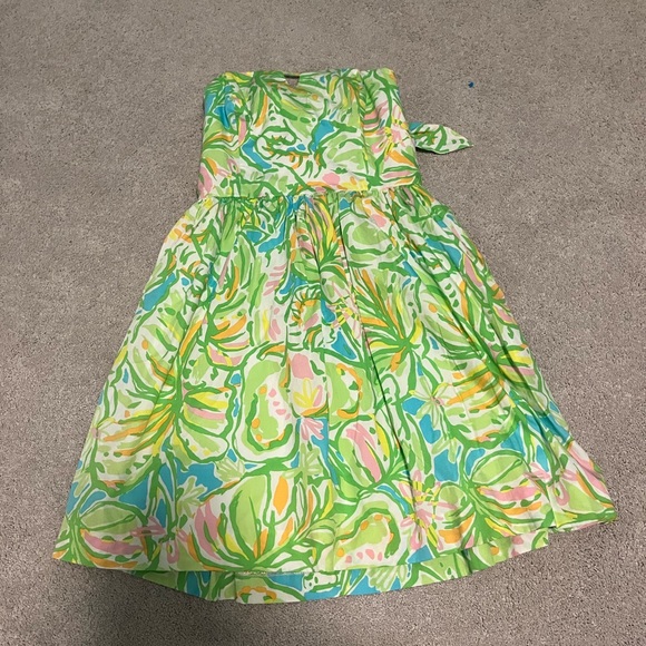 Lily Pulitzer strapless mini dress - Picture 1 of 1